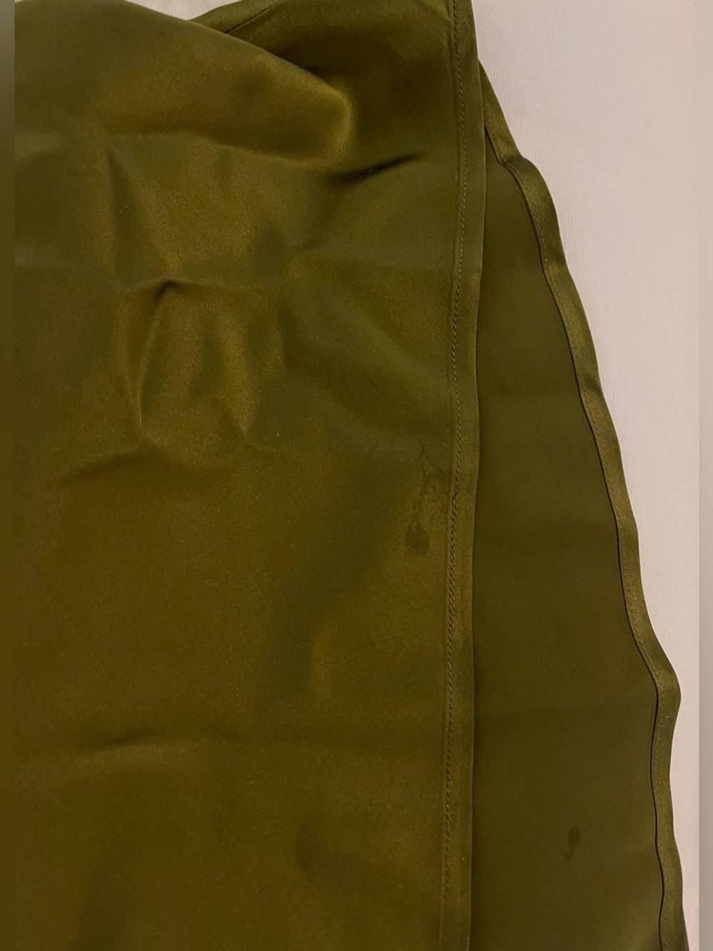 Reformation Daniela Silk Halter Maxi Dress in Pear Satin Evening Gown 6 - Picture 16 of 16